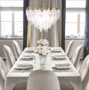 AICO Furniture Lighting Autumn 13 Light Chandelier in Clear