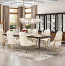 AICO Furniture Lighting Autumn Rectangular Light Chandelier in Clear