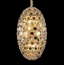 AICO Furniture Lighting Pendant 14 Light Chandelier in Gold