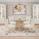 AICO Furniture Lighting Pendant 14 Light Chandelier in Gold