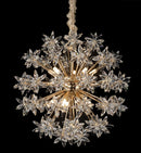 AICO Furniture Lighting Bouquet 10 Light Round Chandelier in Gold image