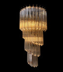 AICO Furniture Lighting Spiral 5 Light Wall Sconce in Clear image