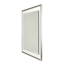 AICO Marquee Wall Mirror in Cloud White