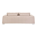 AICO Furniture Mia Bella Bergamo Sofa in Stainless Steel