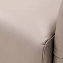 AICO Furniture Mia Bella Bergamo Accent Chair in Stainless Steel