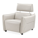 AICO Furniture Verona Matching Chair in Light Gray