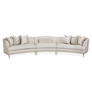 AICO Malibu Crest 3-Piece Sofa Sectional in Pearl Chardonnay image