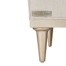 AICO Malibu Crest 3-Piece Sofa Sectional in Pearl Chardonnay