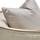 AICO Malibu Crest Chair in Chardonnay