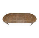 AICO Villa Cherie 4 Leg Oval Dining Table in Hazelnut