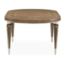 AICO Villa Cherie 4 Leg Oval Dining Table in Hazelnut
