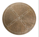 AICO Villa Cherie Round Dining Table in Hazelnut