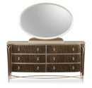 AICO Villa Cherie Dresser in Hazelnut