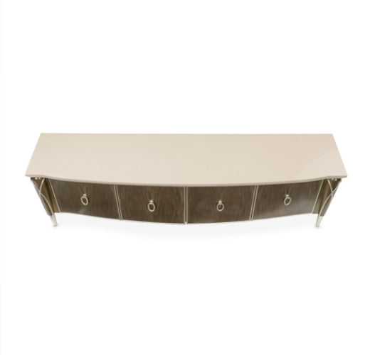 AICO Villa Cherie Media Cabinet in Hazelnut