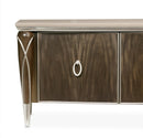 AICO Villa Cherie Media Cabinet in Hazelnut