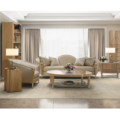 AICO Villa Cherie Bookcase in Caramel