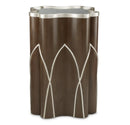 AICO Villa Cherie Chairside Table in Hazelnut