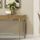 AICO Villa Cherie Console Table in Caramel