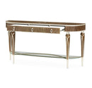 AICO Villa Cherie Console Table in Hazelnut