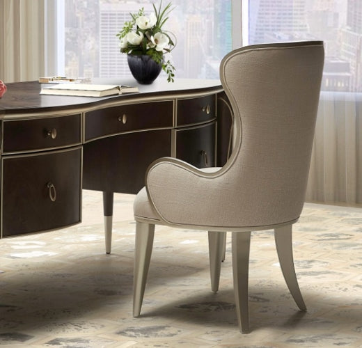 AICO Villa Cherie Desk Chair in Hazelnut