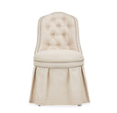 AICO Villa Cherie Tufted Vanity Chair in Hazelnut