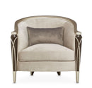AICO Villa Cherie Matching Accent Chair in Hazelnut