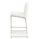 AICO Furniture State St.Counter Height Chair in Glossy White