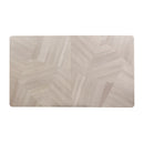 AICO Lanterna Rectangular Dining Table in Silver Mist