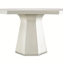 AICO Lanterna Octagon Dining Table in Silver Mist
