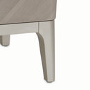 AICO Lanterna Nightstand in Silver Mist