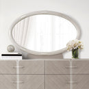 AICO Lanterna Dresser Mirror in Silver Mist