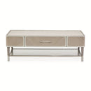 AICO Lanterna Cocktail Table in Silver Mist