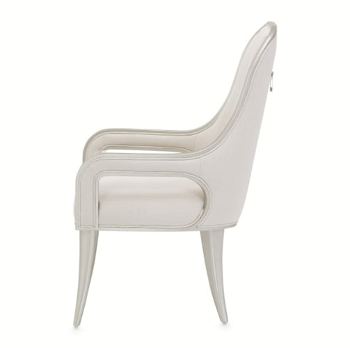 AICO Furniture Penthouse Arm Chair (Set of 2) in Ash Gray