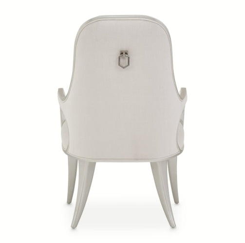 AICO Furniture Penthouse Arm Chair (Set of 2) in Ash Gray