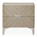 AICO Furniture Penthouse Nightstand in Ash Gray