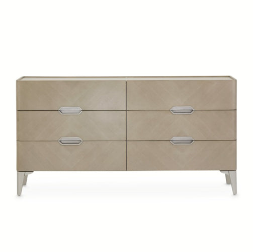 AICO Furniture Penthouse Dresser in Ash Gray
