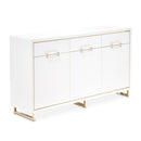 AICO Furniture Palm Gate Sideboard in Cloud White