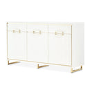 AICO Furniture Palm Gate Sideboard in Cloud White image