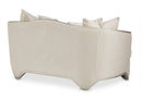 Aico London Place Loveseat in Light Champagne