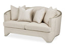 Aico London Place Loveseat in Light Champagne image