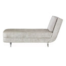 AICO Lanna Armless Chaise in Storm Silver Mist