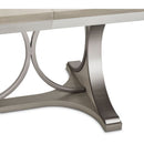 AICO Eclipse Oval Dining Table in Moonlight