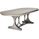 AICO Eclipse Oval Dining Table in Moonlight