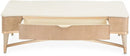 AICO Malibu Crest Rectangular Cocktail Table in Blush