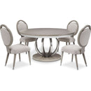 AICO Eclipse Round Dining Table in Moonlight