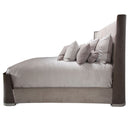 AICO Roxbury Park King Dual-Panel Bed in Slate