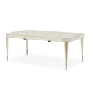 AICO La Rachelle Rectangular Dining Table in Medium Champagne