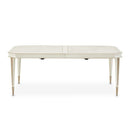 AICO La Rachelle Rectangular Dining Table in Medium Champagne