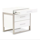 AICO Marquee Nightstand in Cloud White