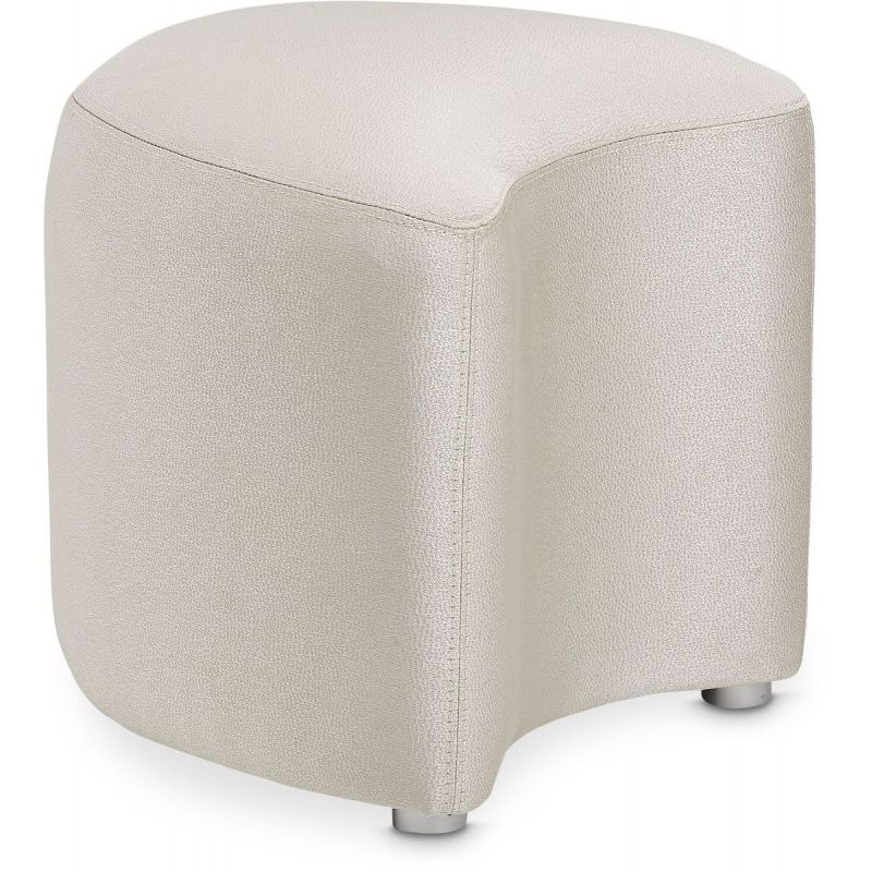 AICO Eclipse Vanity Stool in Moonlight